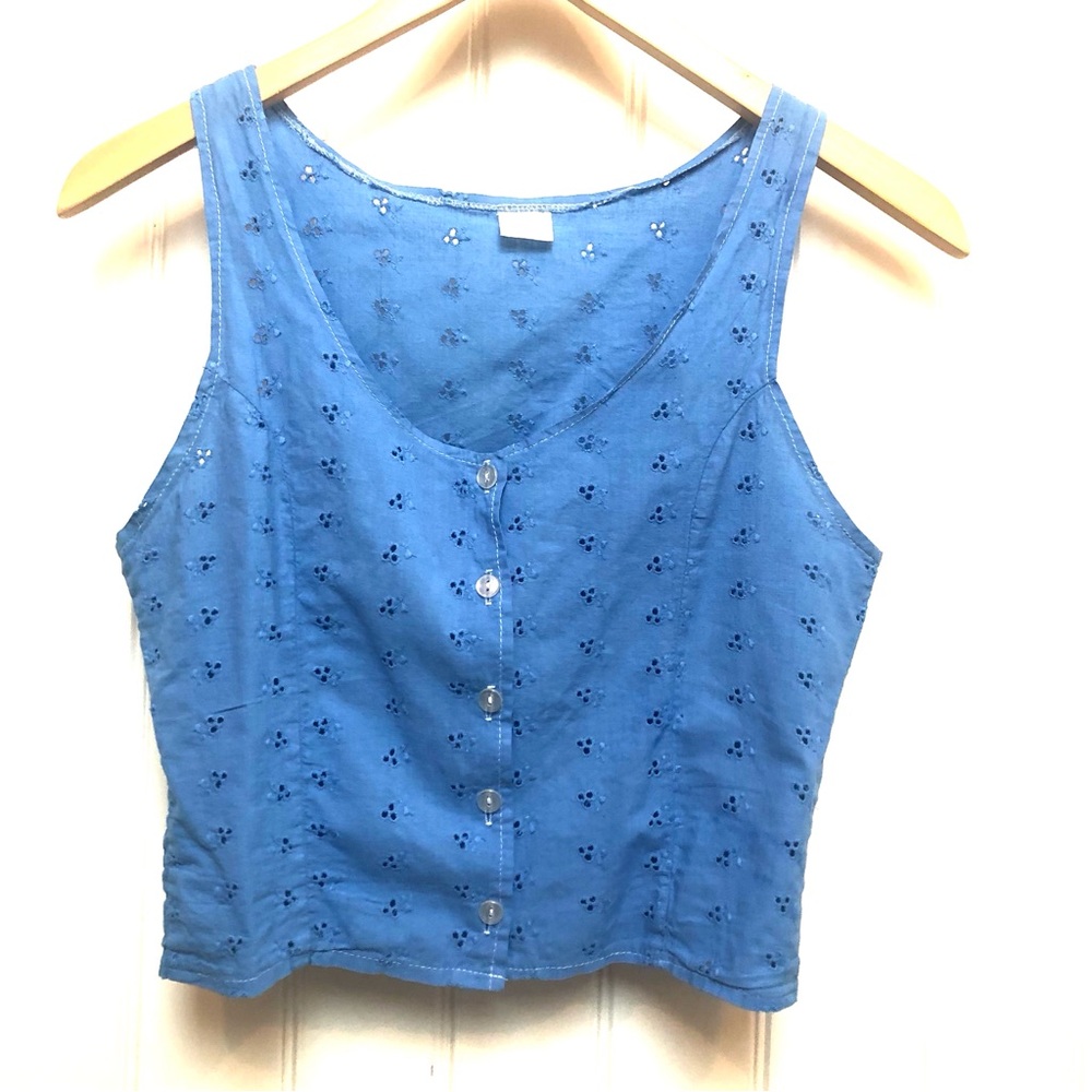 Sky Blue 100% cotton camisole